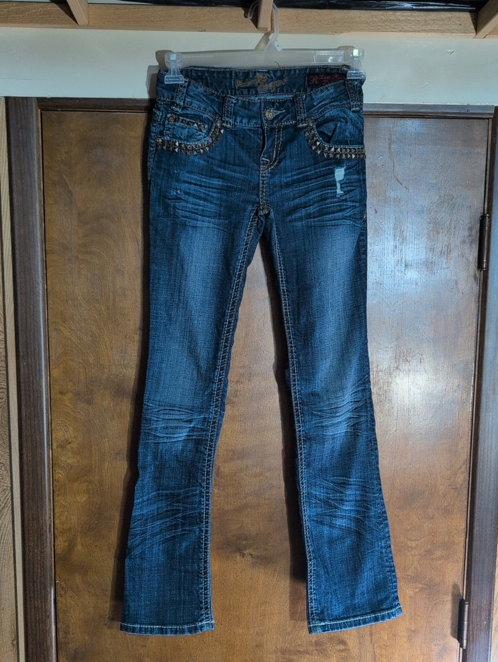 Rock And Roll Cowgirl Low Rise Boot cut Jeans Size 25x32